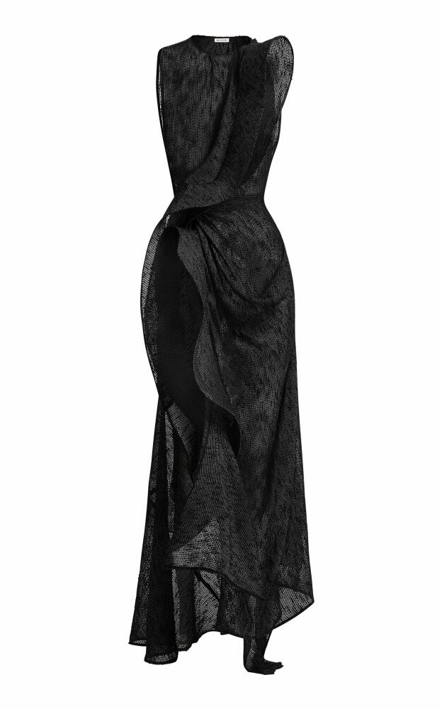 Maticevski - Scentbird Sculpted Midi Dress - Black Cover