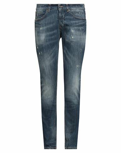 Dondup Man Jeans Blue Cotton, Elastane Cover