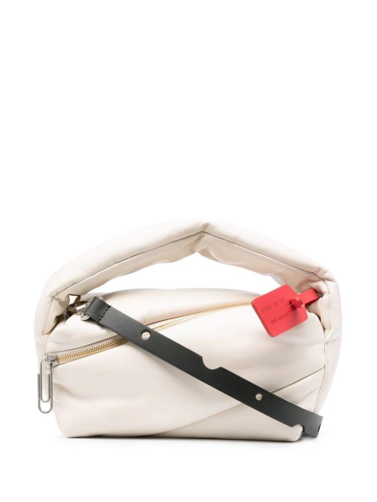 Off-White Pump padded clutch bag - Neutrals Cover