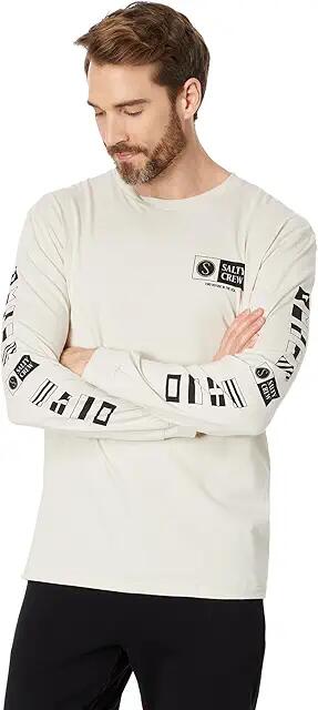 Salty Crew Alpha Long Sleeve Tee (Bone) Men's T Shirt Cover