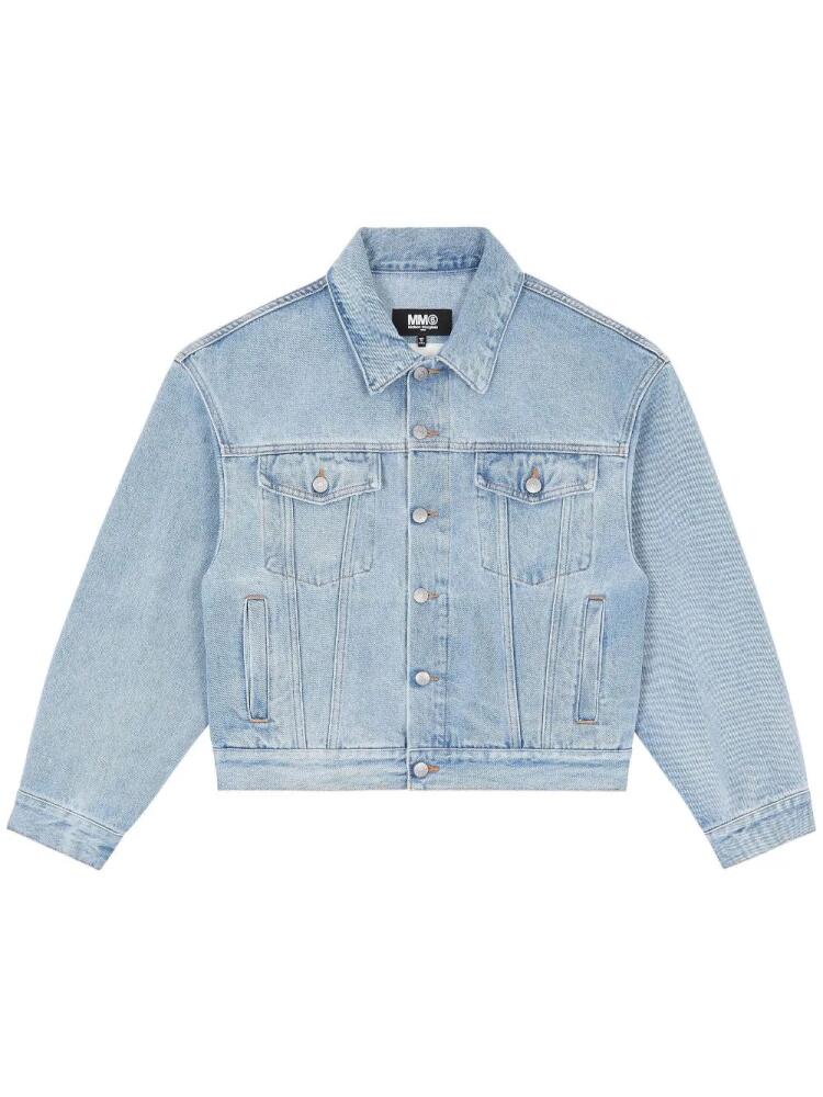 MM6 Maison Margiela button-up denim jacket - Blue Cover