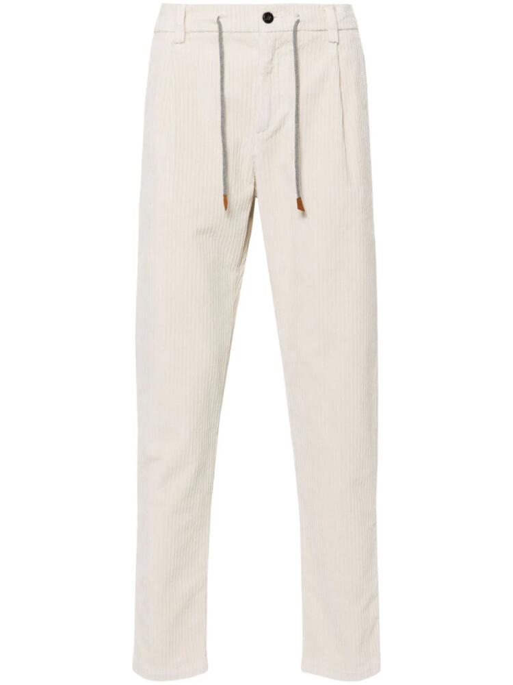 Eleventy corduroy trousers - White Cover