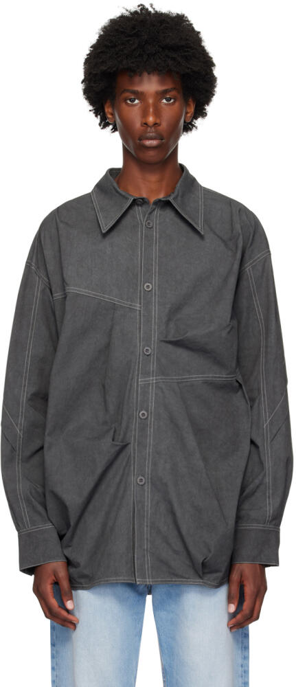 Andersson Bell Gray Alice Dyed Shirt Cover