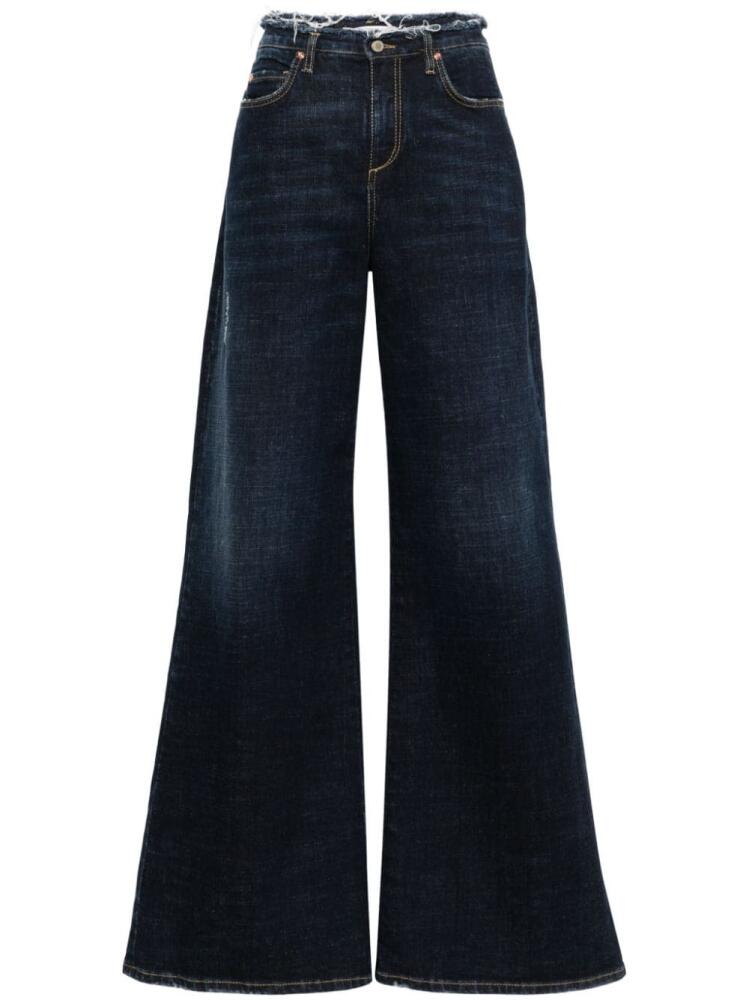 Dorothee Schumacher frayed-detail wide-leg jeans - Blue Cover