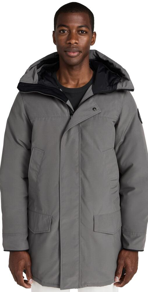 Canada Goose Black Disc Langford Parka Coastal Grey-Gris cotier Cover