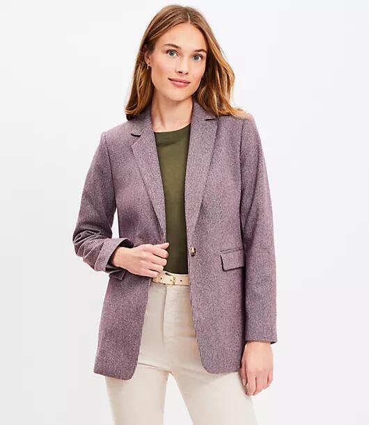 Loft Tall Knit Modern Blazer Cover