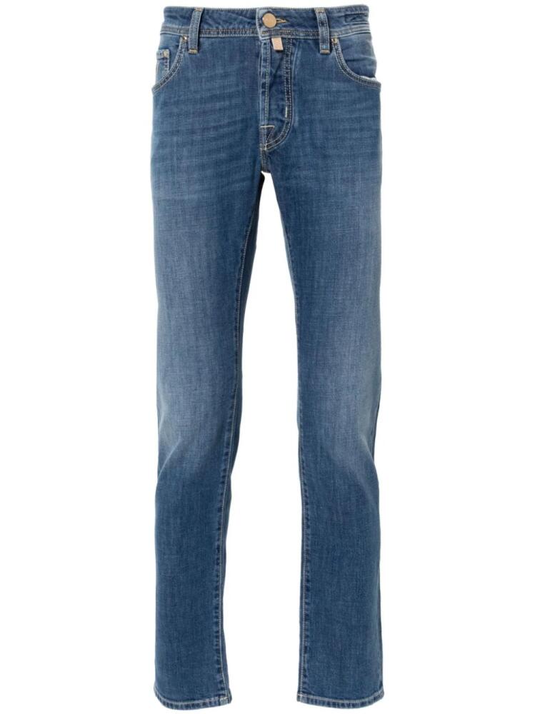 Jacob Cohën Nick low-rise slim-cut jeans - Blue Cover