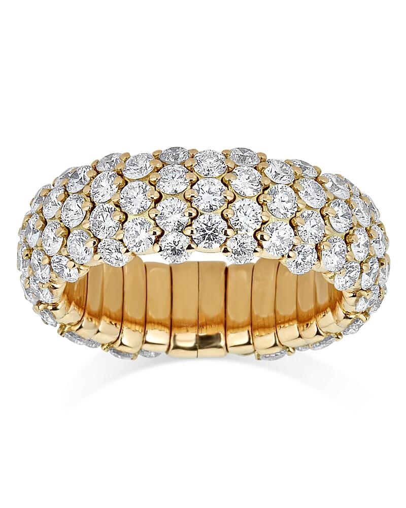 Zydo 18K Yellow Gold Stretch Diamond Band Ring Cover