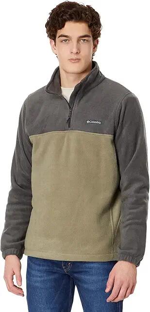 Columbia Steens Mountain Half Zip (Shark/Stone Green) Men's Coat Cover