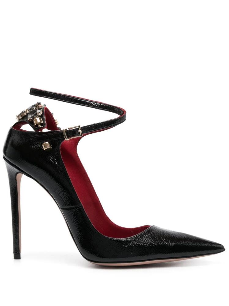 HARDOT 125mm gem-embellished pumps - Black Cover