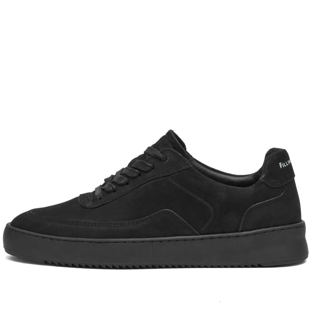 Filling Pieces Men's Mondo 2.0 Ripple Nubuck Sneakers in Black Cover