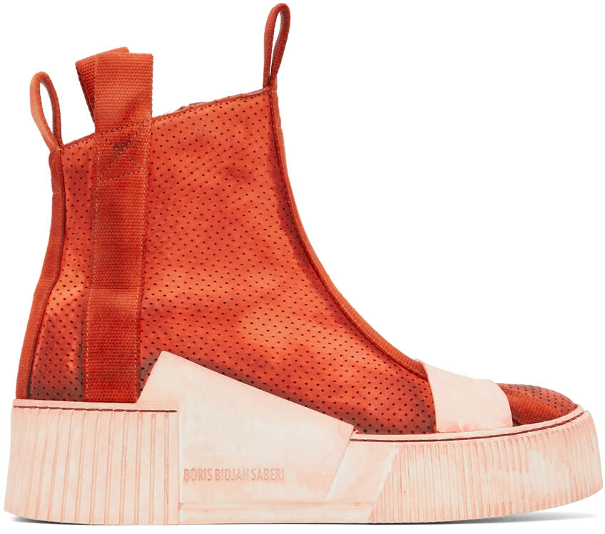 Boris Bidjan Saberi SSENSE Exclusive Red Bamba 3.1 Sneakers Cover