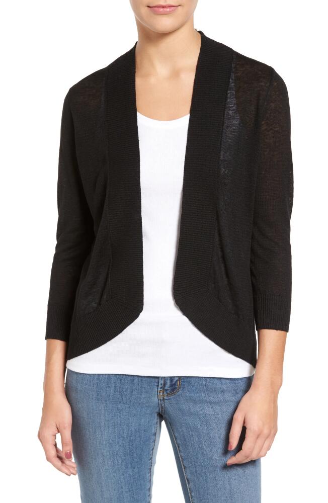 Tommy Bahama Lea Linen Cardigan in Black Cover