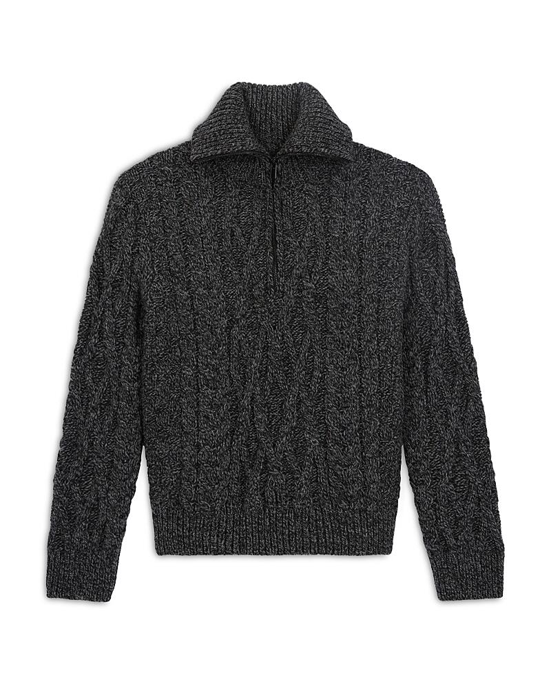 The Kooples Roll Neck Cable Knit Sweater Cover