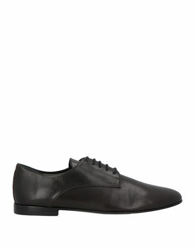 Loriblu Man Lace-up shoes Black Calfskin Cover