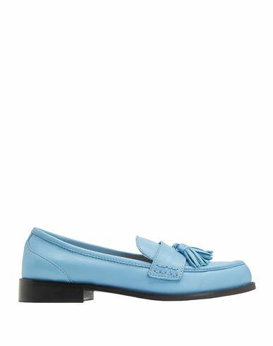 8 By Yoox Leather Tassel Loafer Woman Loafers Pastel blue Ovine leather Cover