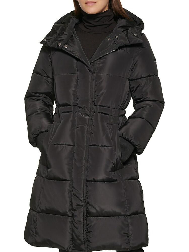 Kenneth Cole Women's Puffer Anorak - Black Cover