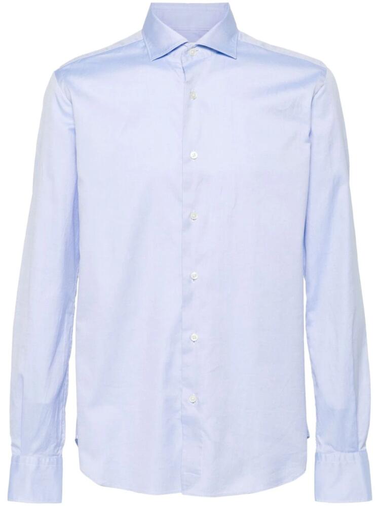 Glanshirt Oxford cotton shirt - Blue Cover