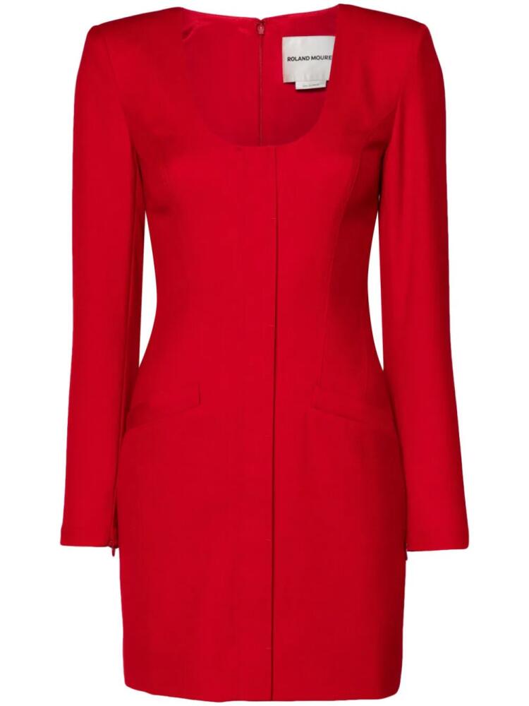 Roland Mouret tailoring mini dress - Red Cover