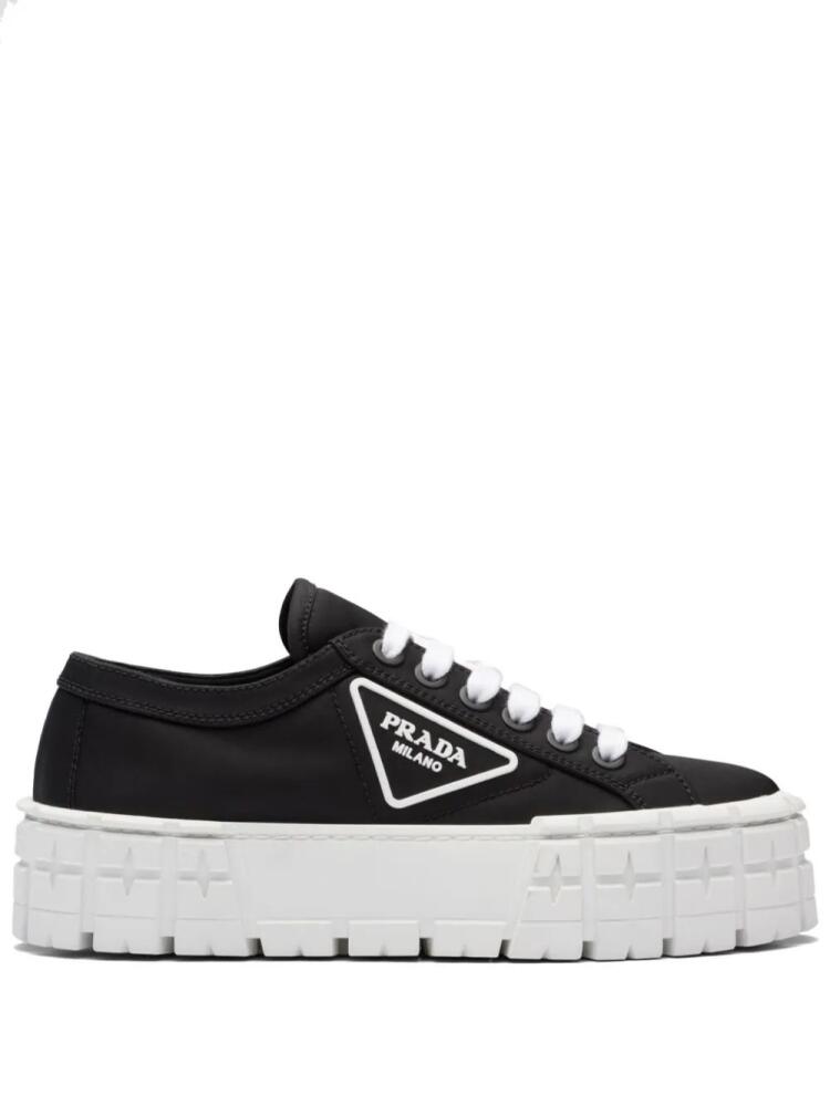 Prada Double Wheel low-top sneakers - Black Cover