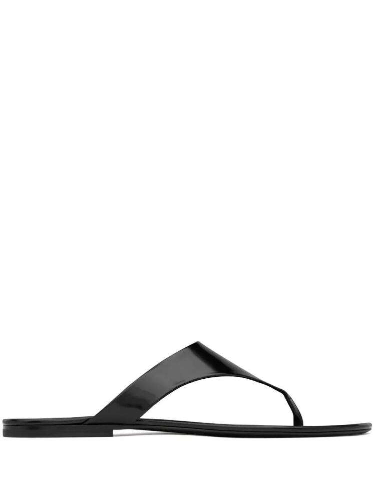 Saint Laurent Kouros leather sandals - Black Cover