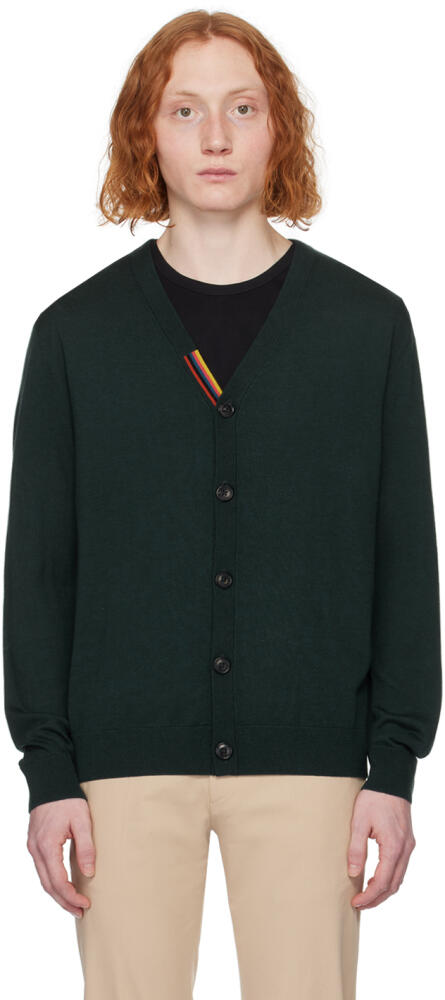 Paul Smith Green Striped Cardigan Cover