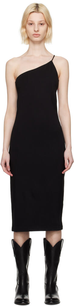 rag & bone Black Irina Midi Dress Cover