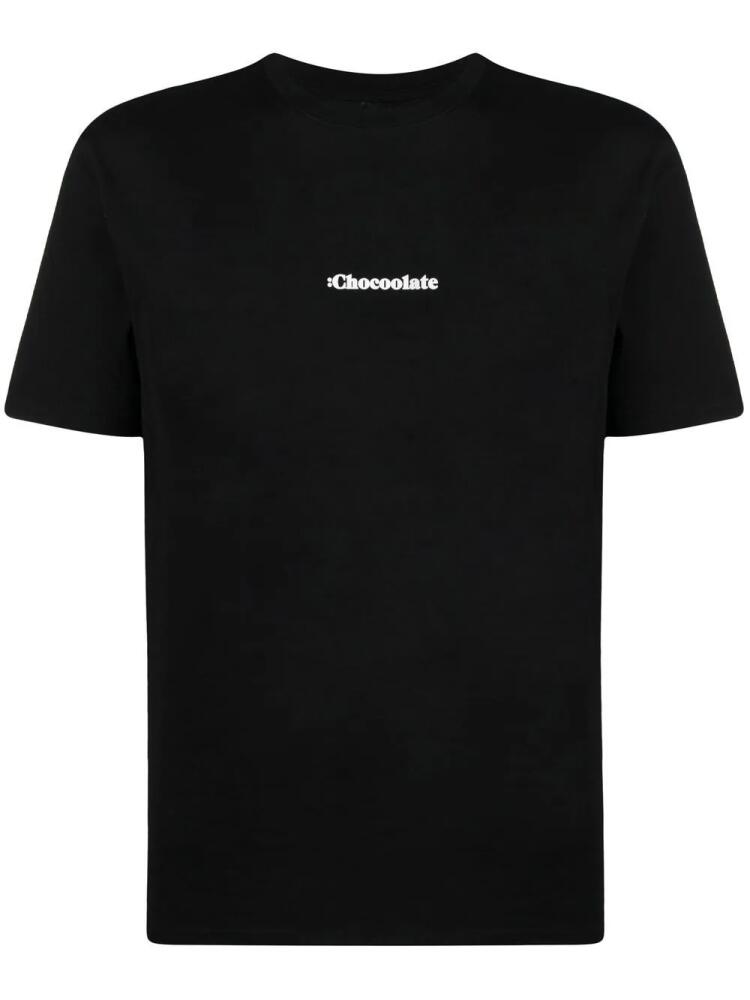 CHOCOOLATE logo-print T-shirt - Black Cover