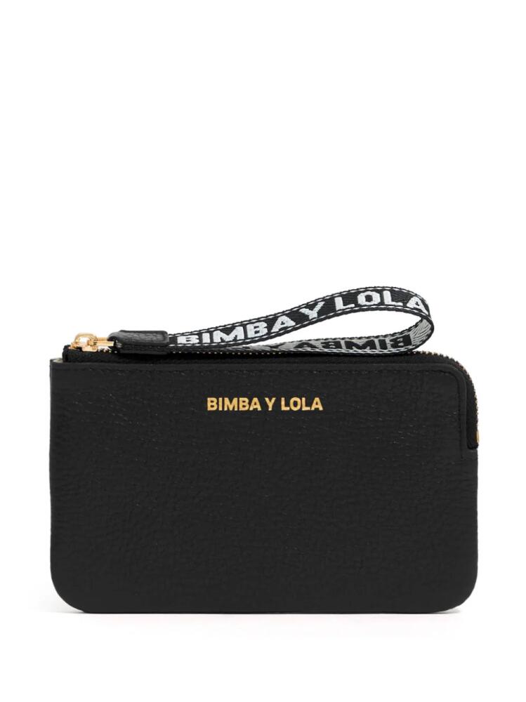 Bimba y Lola logo lettering coin purse - Black Cover