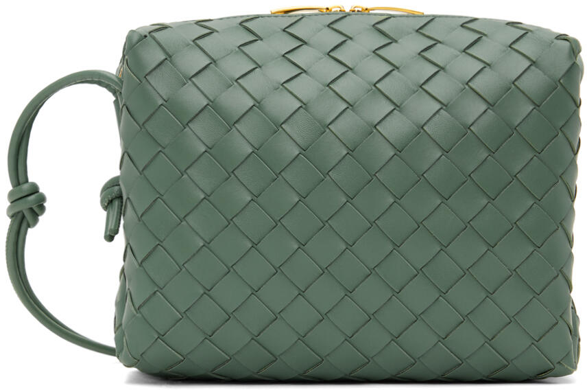 Bottega Veneta Green Small Loop Camera Bag Cover