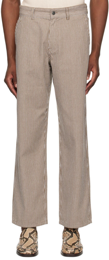 Saturdays NYC Brown George Trousers Cover