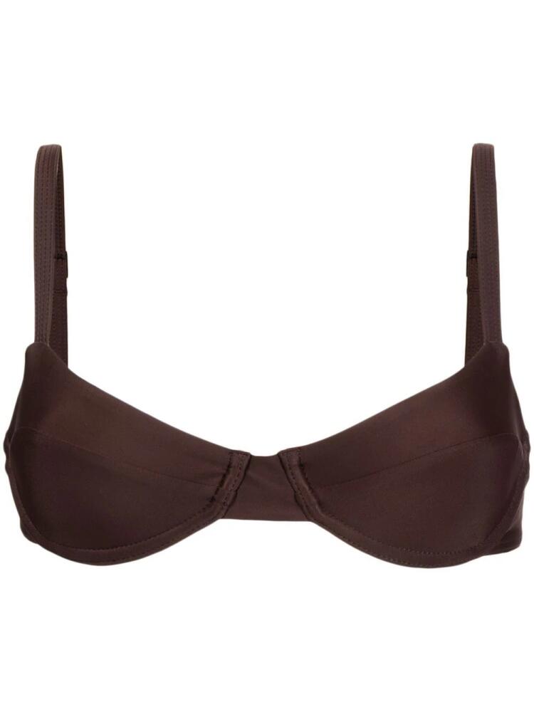 Matteau underwired bikini top - Brown Cover