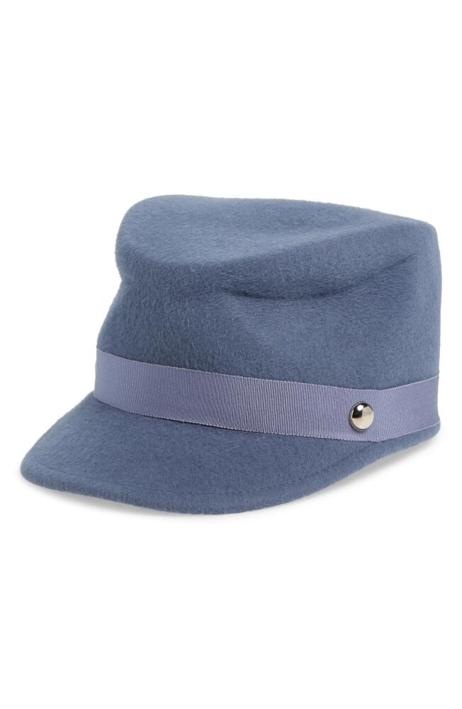 Gigi Burris Millinery Samira Rabbit Hair Felt Hat in Denim Cover