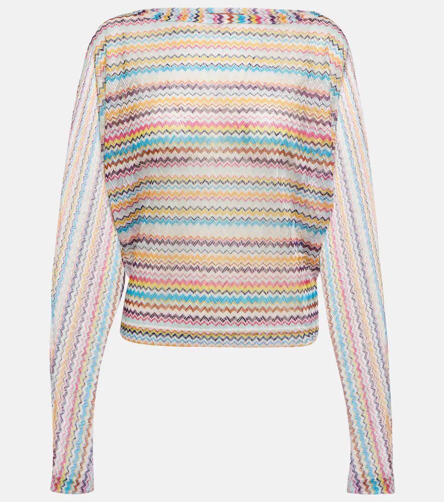 Missoni Mare Zig-zag knit top Cover