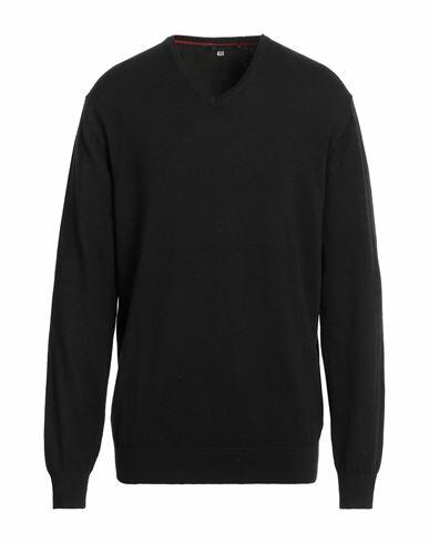 Avignon Man Sweater Black Wool, Viscose, Acrylic, Nylon, Polyester Cover