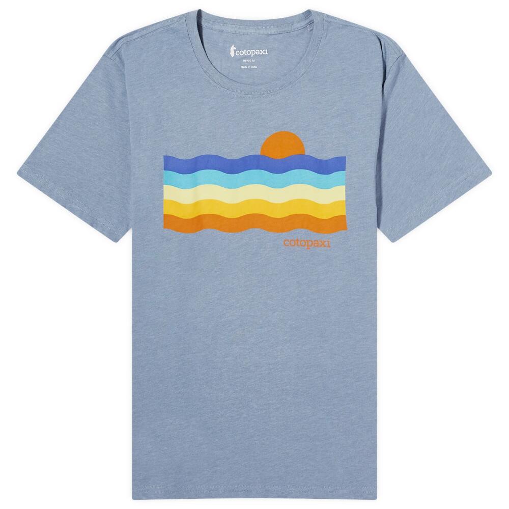 Cotopaxi Men's Disco Wave Organic T-Shirt in Tempest Cover