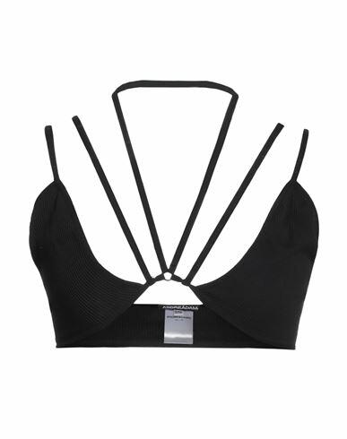 Andreādamo Woman Top Black Polyamide, Elastane Cover