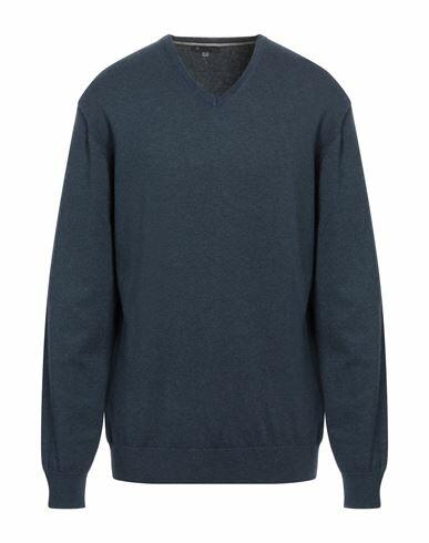 Avignon Man Sweater Navy blue Wool, Viscose, Acrylic, Nylon, Polyester Cover