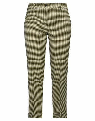 P. a.r. o.s. h. Woman Pants Yellow Virgin Wool, Elastane Cover