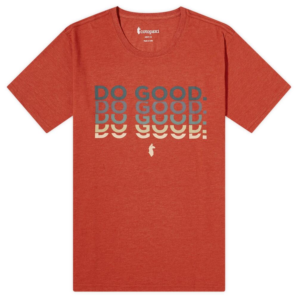 Cotopaxi Men's Do Good Repeat Organic T-Shirt in Magma Cover