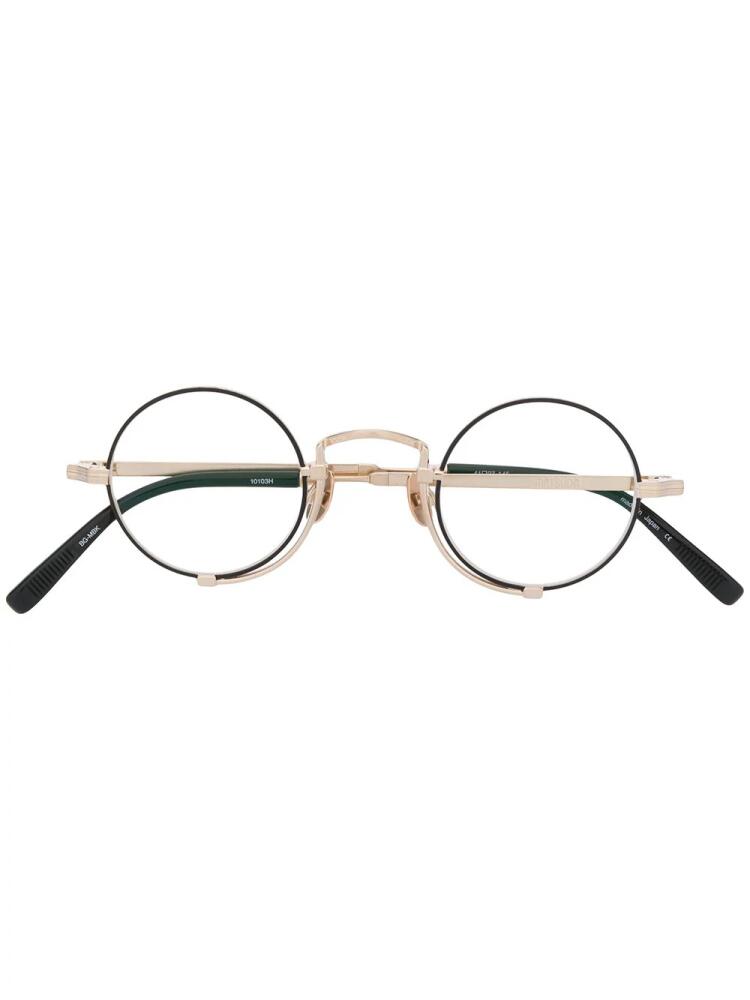 Matsuda round-frame glasses - Gold Cover