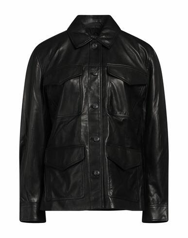 Rag & Bone Woman Jacket Black Lambskin Cover