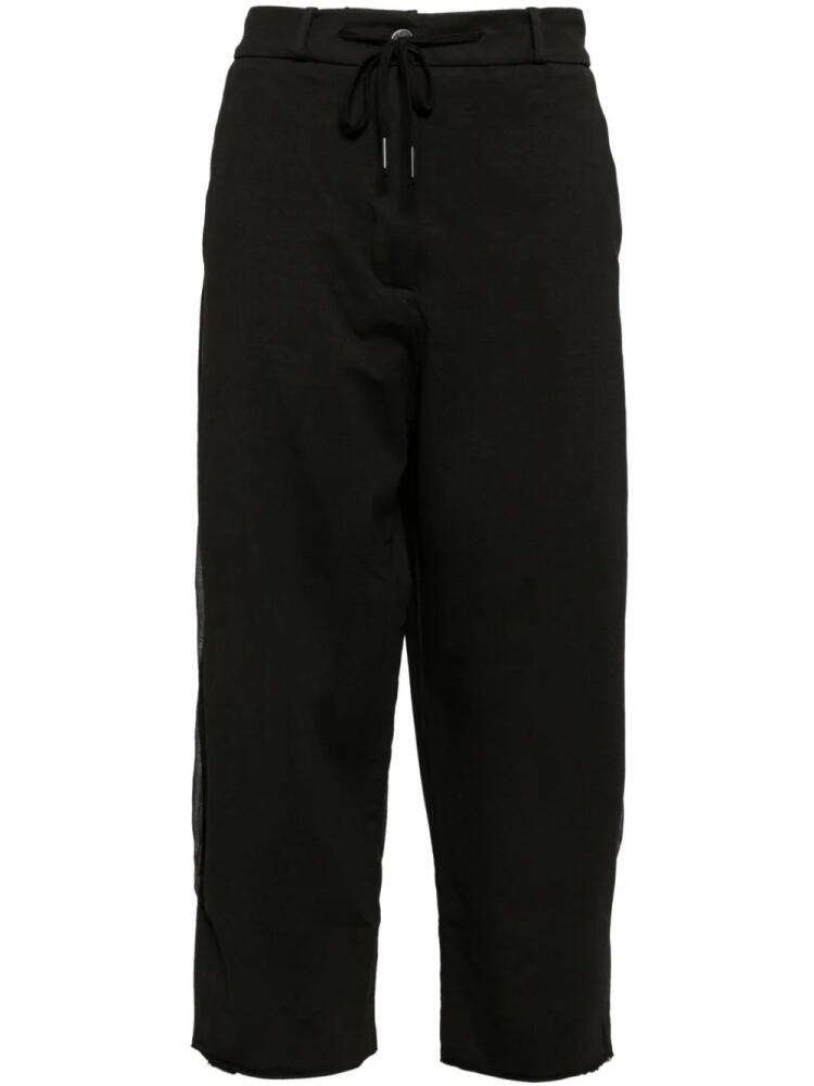 Masnada panelled straight-leg trousers - Black Cover