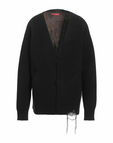 Members Of The Rage Man Cardigan Black Wool, Cashmere Cover