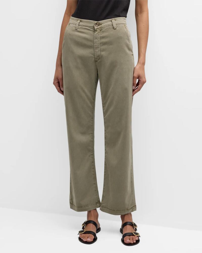 AG Jeans Caden Tailored Straight-Leg Trousers Cover