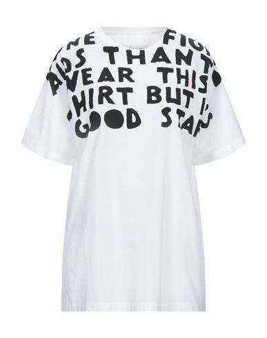 Maison Margiela Woman T-shirt White Cotton Cover