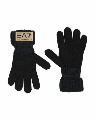 Ea7 Man Gloves Black Acrylic Cover