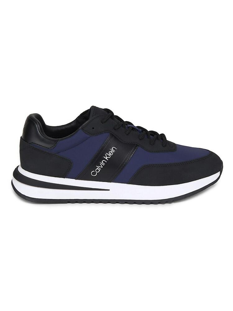 Calvin Klein Men's Paters Running Sneakers - Black Blue Cover