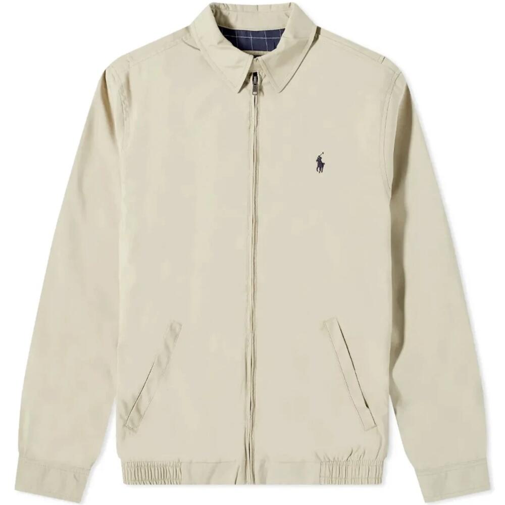 Polo Ralph Lauren Men's Windbreaker Harrington Jacket in Khaki Uniform Cover