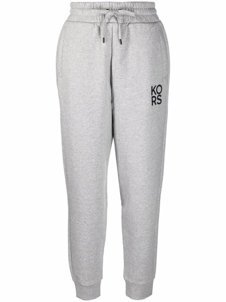 Michael Kors logo drawstring tracksuit bottoms - Grey Cover